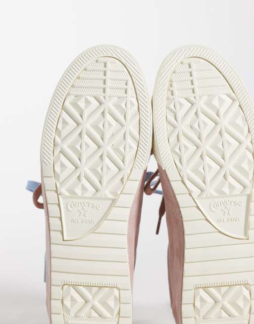 Converse Chuck Taylor Lo sneakers with double lace in pink, 5 of 5