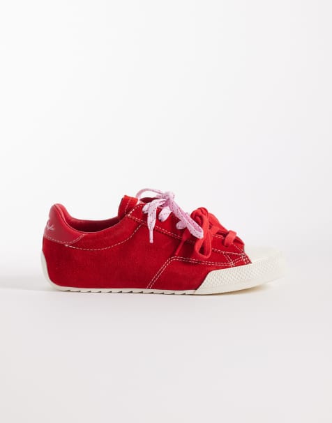 Converse Chuck Taylor Lo sneakers with double lace in red - view 1