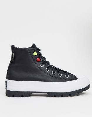 converse platform lugged black