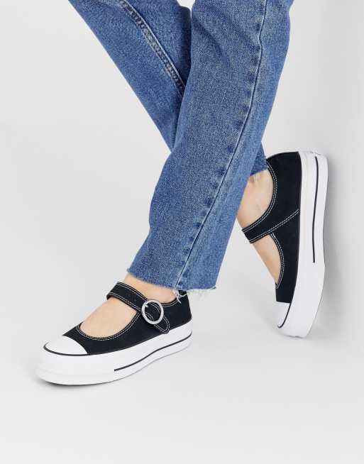 Converse mary 2025 jane shoes