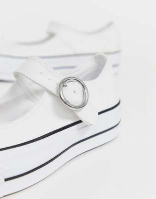 converse mary jane floral shoes