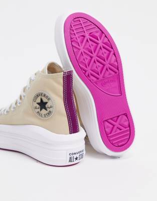 converse semelle rose