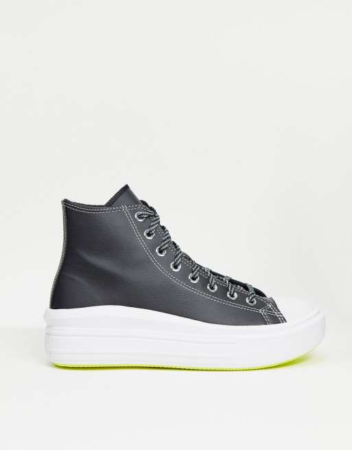 Converse noire outlet grosse semelle