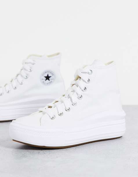 Converse – Chuck Taylor Move Hi – Białe sneakersy za kostkę - view 1