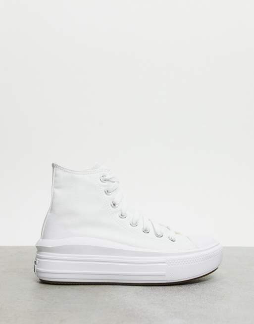 Converse – Chuck Taylor Move Hi – Białe sneakersy za kostkę, 2 z 4