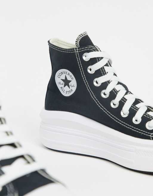 Converse – Chuck Taylor Move Hi – Sneaker in Schwarz, 3 von 4