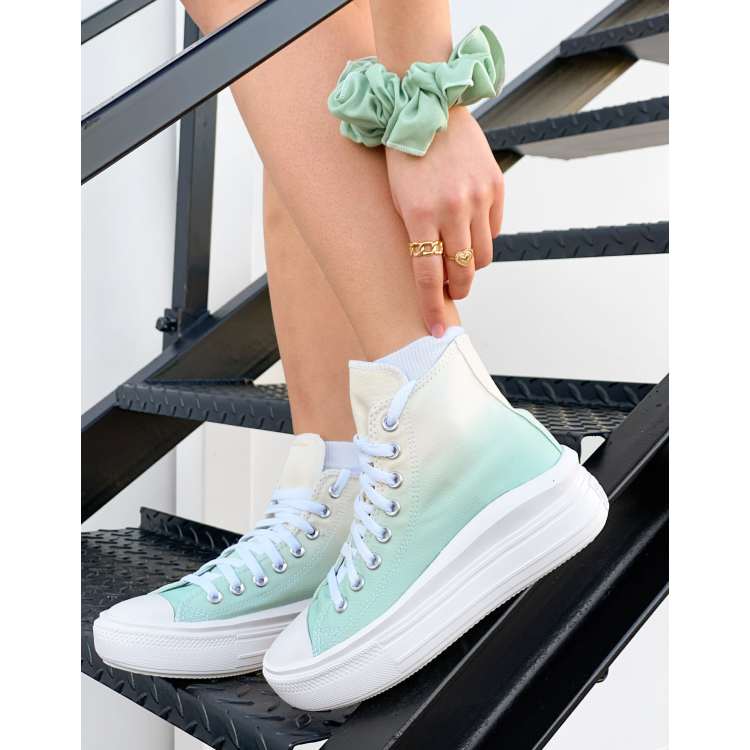 Converse Chuck Taylor Move Hi Sneakers verde sfumato ASOS