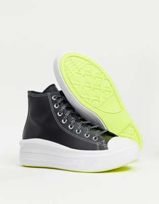 chuck taylor leather platform