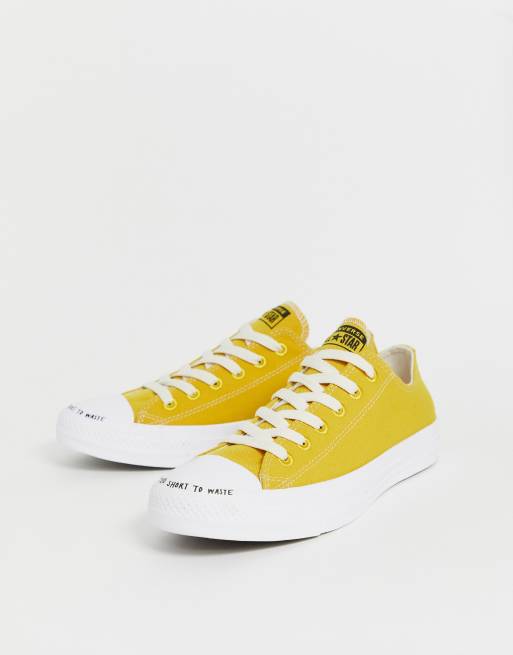 Converse Chuck Taylor Ox All Star Renew Baskets en tissu Jaune