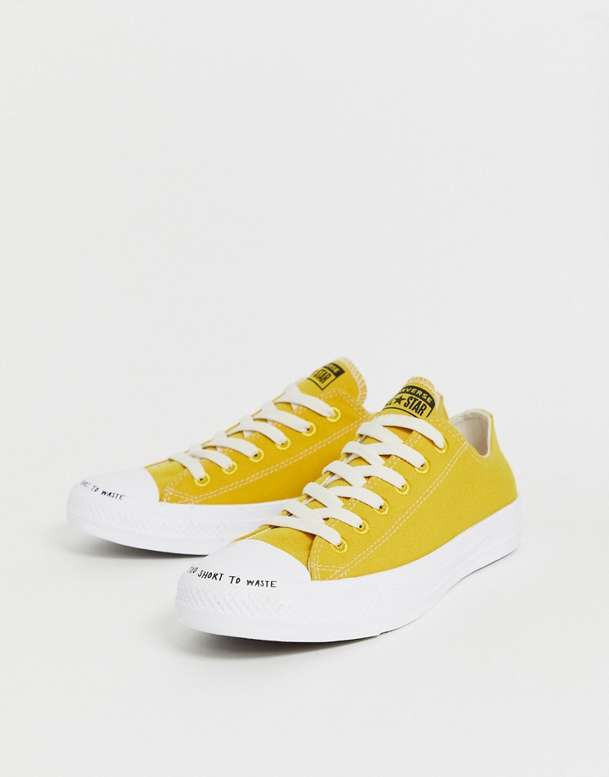 Converse - Chuck Taylor Ox All Star Renew - Sneakers riciclate gialle-Giallo