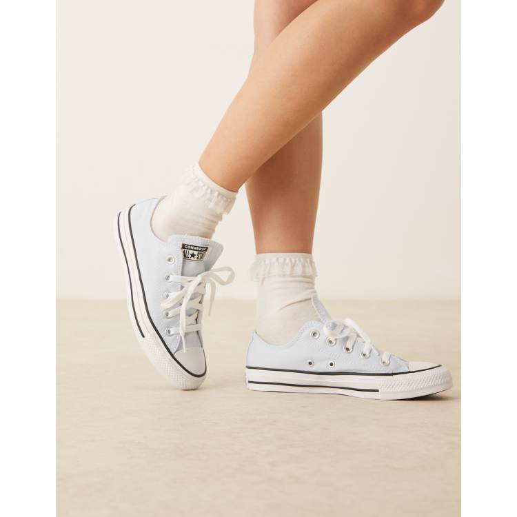 Converse Chuck Taylor OX All Star sneakers in light blue | ASOS