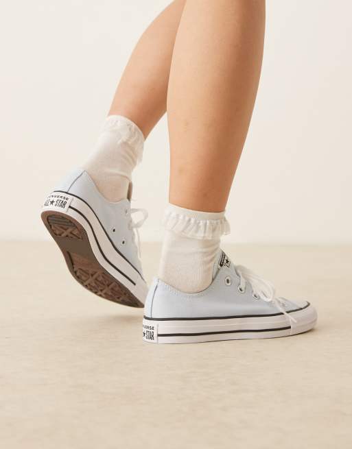 Converse Chuck Taylor OX All Star sneakers in light blue