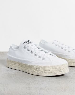 converse compensees blanches