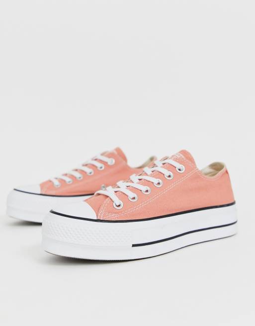 Converse Chuck Taylor Ox Baskets semelle plateforme P che