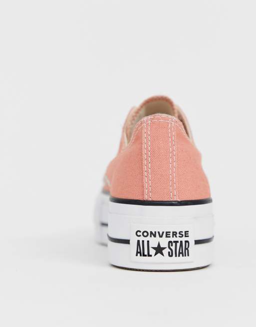 Converse Chuck Taylor Ox Baskets semelle plateforme P che