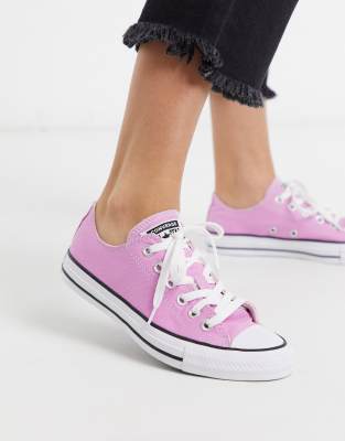 converse ox pink