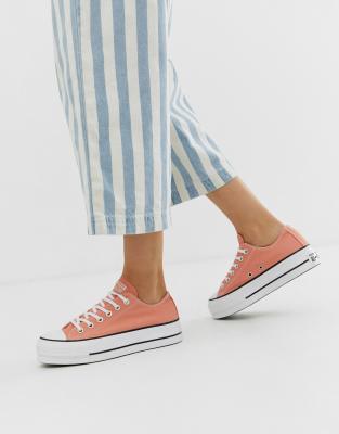 peach chuck taylors