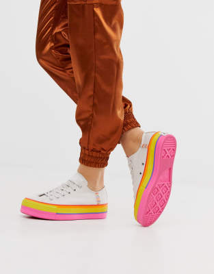 rainbow platform converse