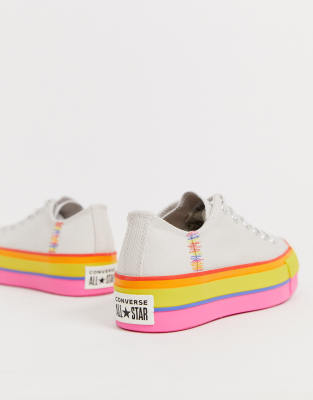 platform rainbow converse