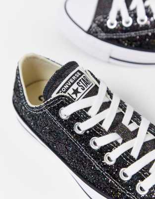 converse con glitter nere