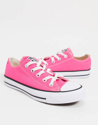 hyper pink chuck taylors