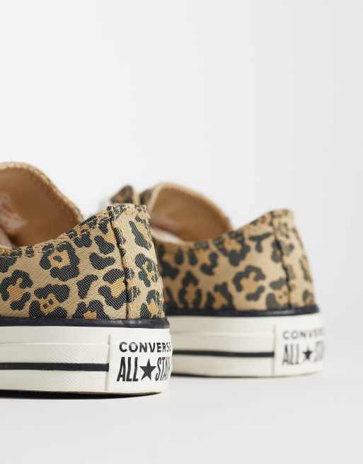 Converse Chuck Taylor Ox sneakers in leopard print, 2 of 5