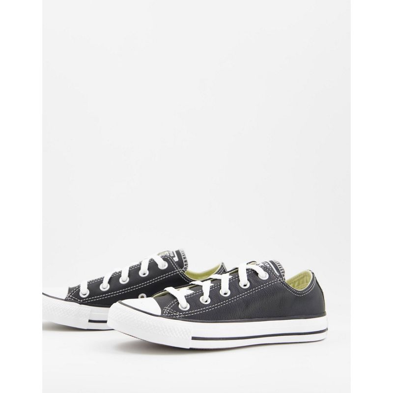 Converse - Chuck Taylor Ox - Sneakers in pelle nera