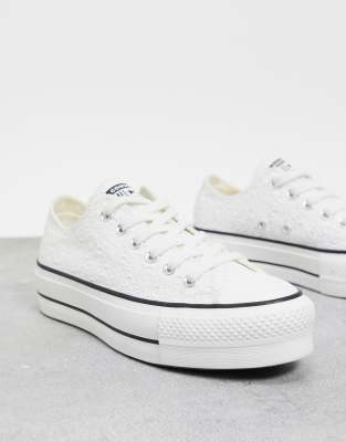 converse pizzo bianco