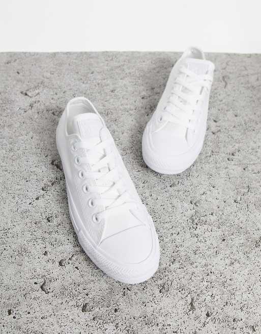 Converse - Chuck Taylor Ox - Sneakers triplo bianco, 3 di 3
