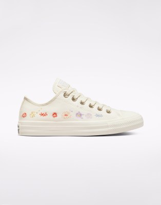 converse floral trainers