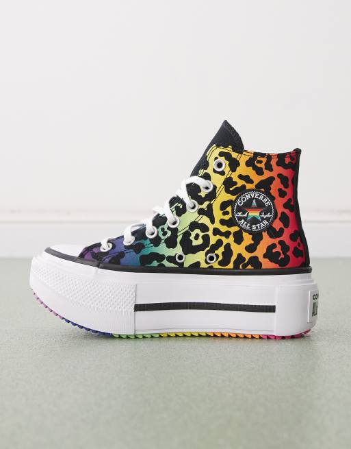 Converse Chuck Taylor Pride Lift Double Stack Baskets à