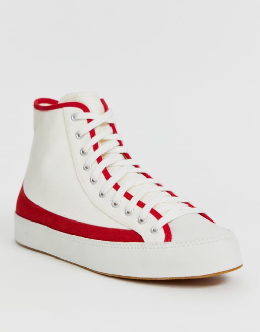 Converse chuck taylor sasha vintage white trainers clearance