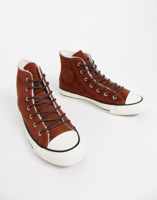 Converse Chuck Taylor tan fleece lined 