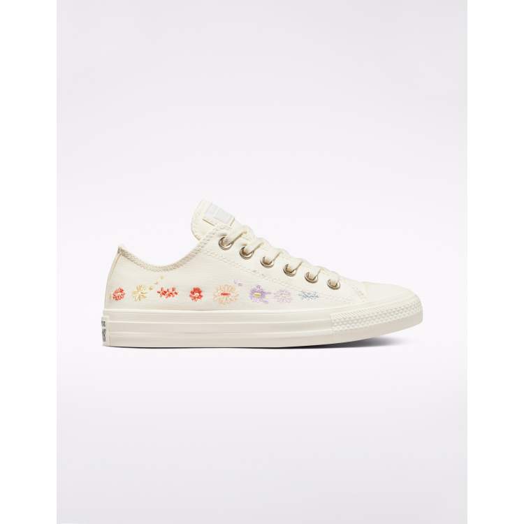 Converse hotsell femme fleurie