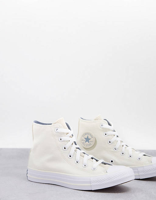 Converse Chuck Taylor trainers in off white