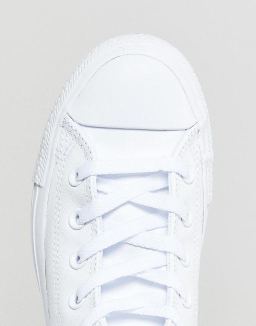 White leather hotsell converse asos