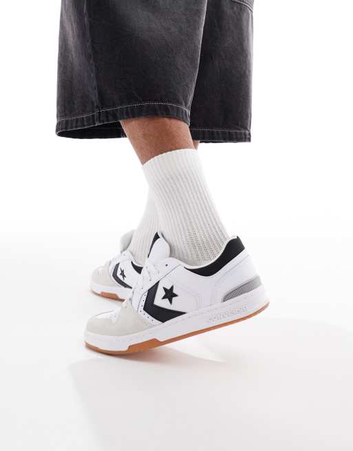 Converse – CL98 – Vita och svarta sneakers, 3 av 5