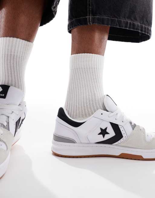 Converse – CL98 – Vita och svarta sneakers, 4 av 5
