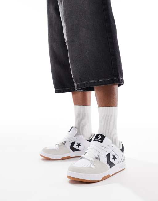 Converse – CL98 – Vita och svarta sneakers, 5 av 5