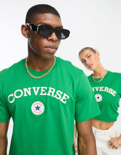 Green converse store t shirt