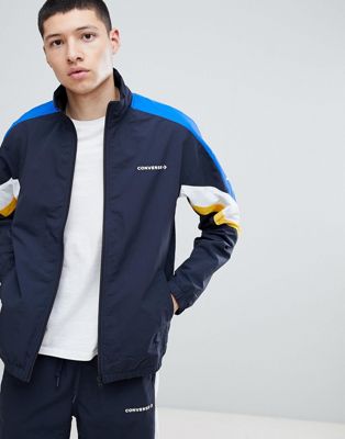 Converse Colour Block Track Jacket In 