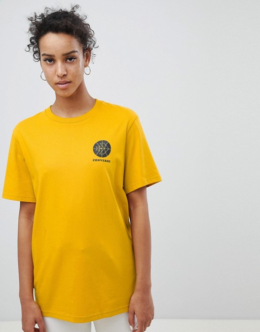 tee shirt converse jaune