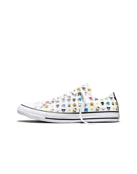 Converse Converse x hello kitty and friends chuck taylor all star bffs in white/black/pink - view 1