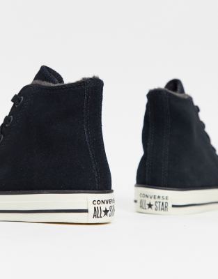 fur lined converse high tops