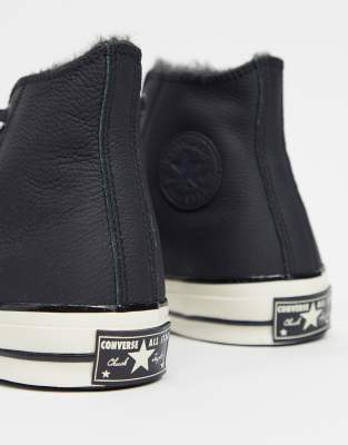 converse fur lined sneakers