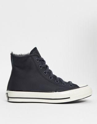 fur lined converse sneakers