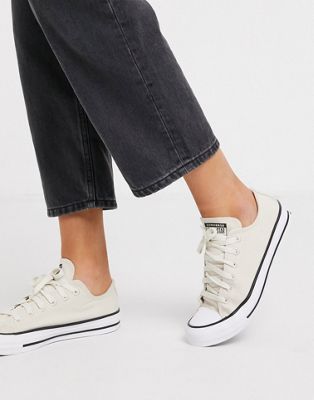 converse all star ox natural white