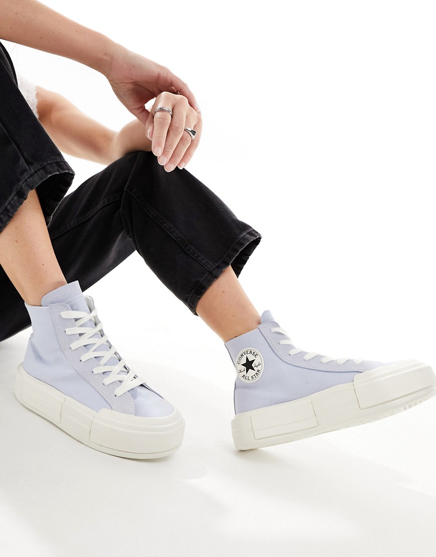 Converse Cruise high trainers in light blue