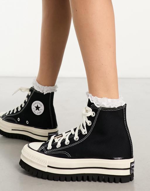 Converse – CT70 Trek Hi – Sneaker in Schwarz