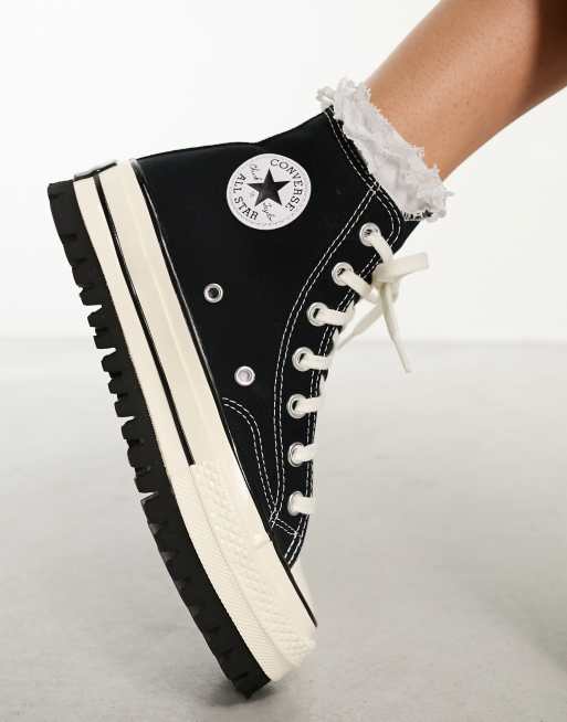 Converse – CT70 Trek Hi – Sneaker in Schwarz